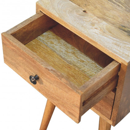 Artisan - Mini 2 Drawer Oak-Ish Nightstand