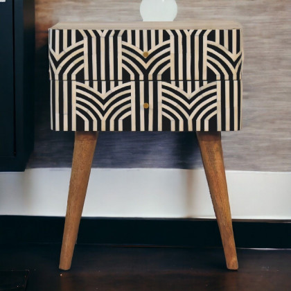 Artisan - Edessa Bone Inlay Nightstand