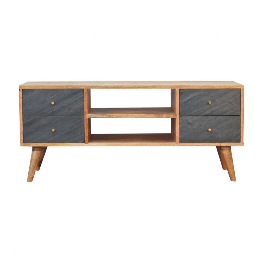 Artisan - Slade Media Unit in Oak-Ish