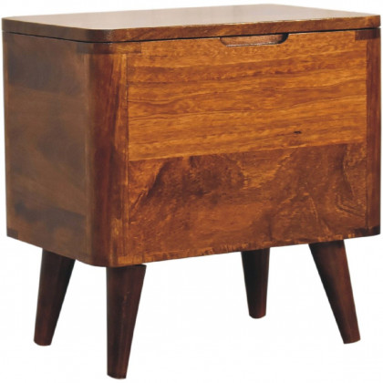 Artisan - Chestnut Lid-Up Storage Stool