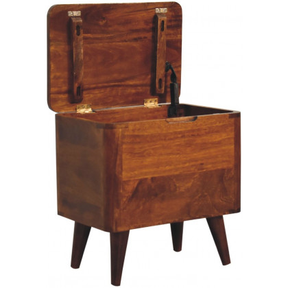 Artisan - Chestnut Lid-Up Storage Stool