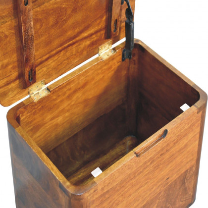 Artisan - Chestnut Lid-Up Storage Stool
