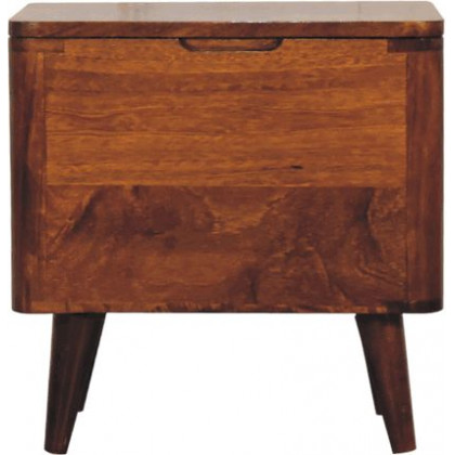 Artisan - Chestnut Lid-Up Storage Stool