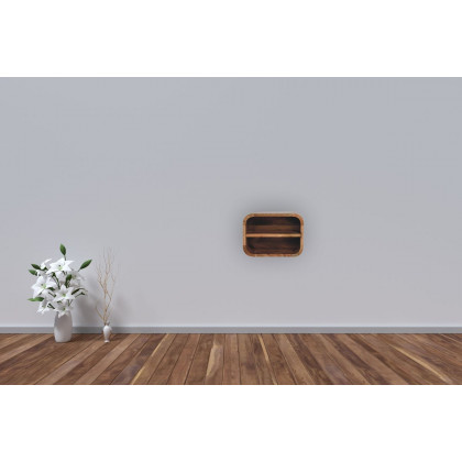 Artisan - Oak-Ish Floating Open Curve Nightstand
