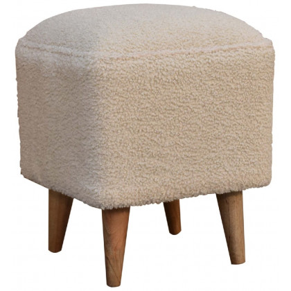 Artisan - Cream Boucle Squoval Bench