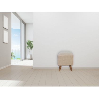 Artisan - Cream Boucle Squoval Bench