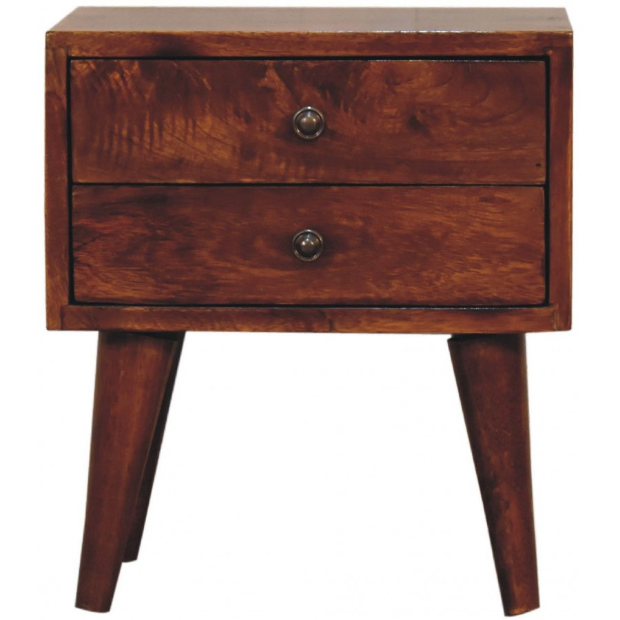 Artisan - Mini Chestnut Modern Nightstand