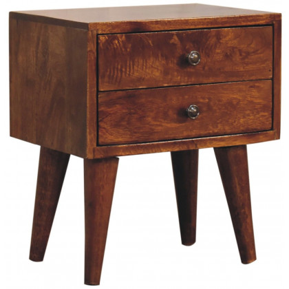 Artisan - Mini Chestnut Modern Nightstand