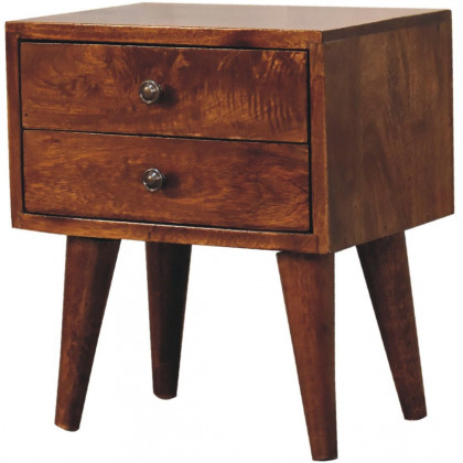 Artisan - Mini Chestnut Modern Nightstand