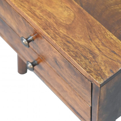 Artisan - Mini Chestnut Modern Nightstand