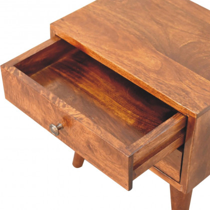 Artisan - Mini Chestnut Modern Nightstand