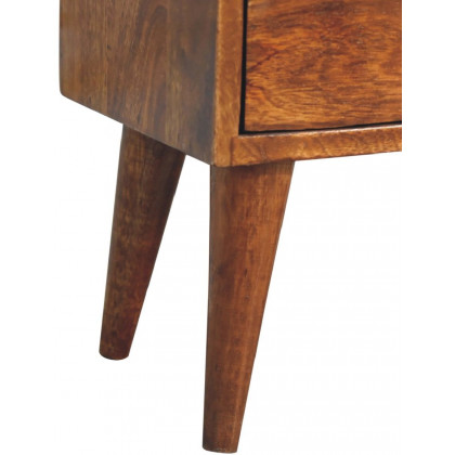 Artisan - Mini Chestnut Modern Nightstand