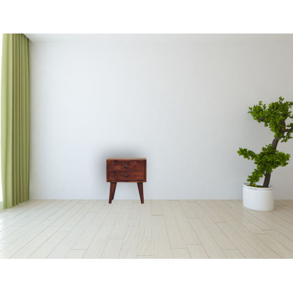 Artisan - Mini Chestnut Modern Nightstand