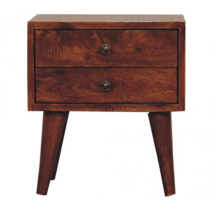 Artisan - Mini Chestnut Modern Nightstand