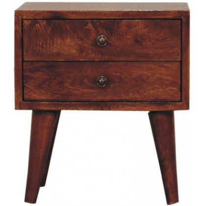 Artisan - Mini Chestnut Modern Nightstand