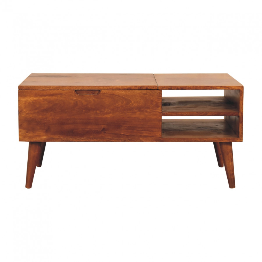 Artisan - Handle Media Unit in Chestnut
