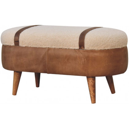 Artisan - Tan Buffalo Boucle Nordic Bench