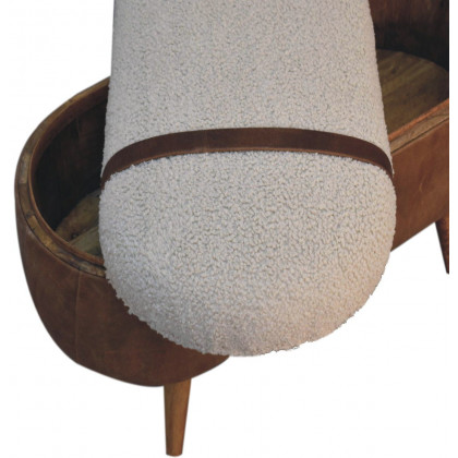 Artisan - Tan Buffalo Boucle Nordic Bench