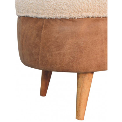 Artisan - Tan Buffalo Boucle Nordic Bench
