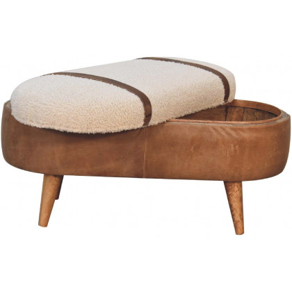 Artisan - Tan Buffalo Boucle Nordic Bench