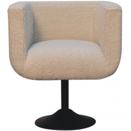 Artisan - Cream Boucle Swivel Chair