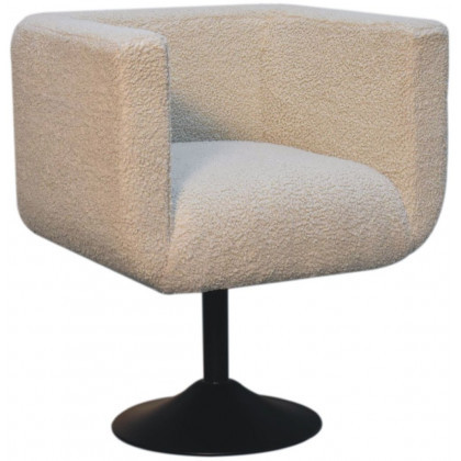 Artisan - Cream Boucle Swivel Chair