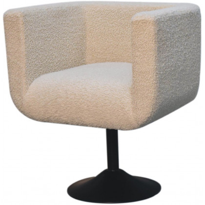 Artisan - Cream Boucle Swivel Chair
