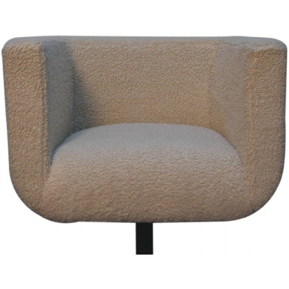 Artisan - Cream Boucle Swivel Chair