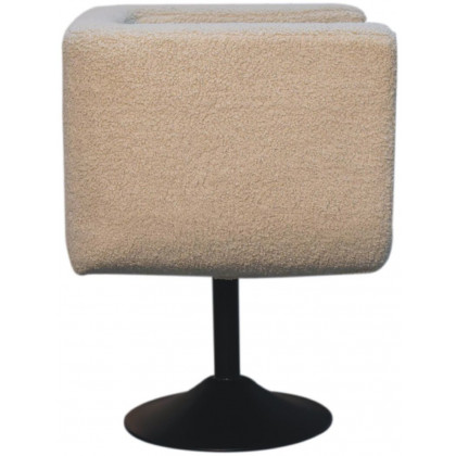Artisan - Cream Boucle Swivel Chair
