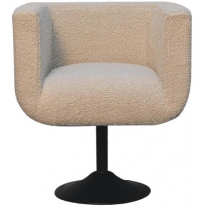 Artisan - Cream Boucle Swivel Chair