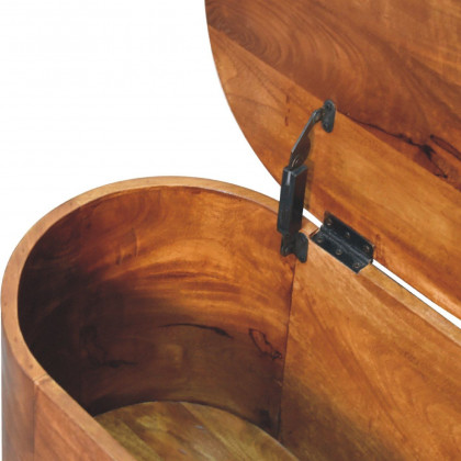 Artisan - Chestnut Rounded Lid Up Blanket Box