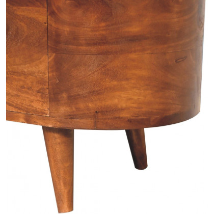 Artisan - Chestnut Rounded Lid Up Blanket Box