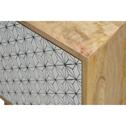 Artisan Prima Bedside with 1 Drawers - Short Legs