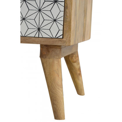 Artisan Prima Bedside with 1 Drawers - Short Legs