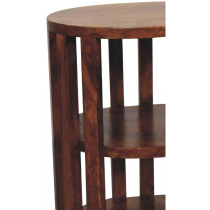 Artisan - Ariella Double Shelf Chestnut Bedside