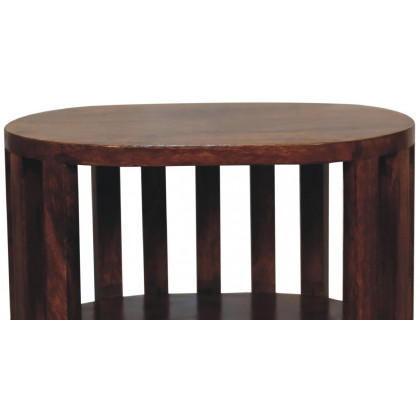 Artisan - Ariella Double Shelf Chestnut Bedside
