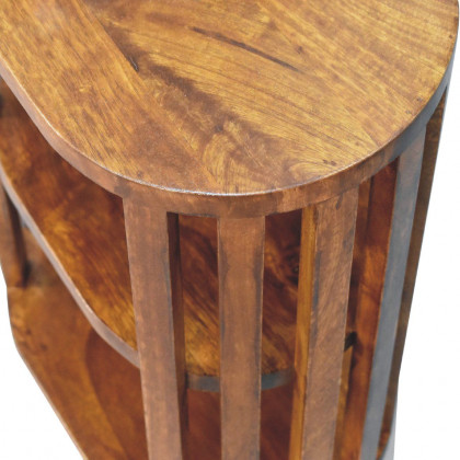 Artisan - Ariella Double Shelf Chestnut Bedside