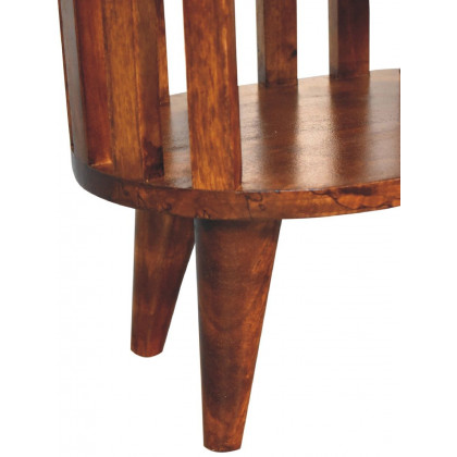 Artisan - Ariella Double Shelf Chestnut Bedside