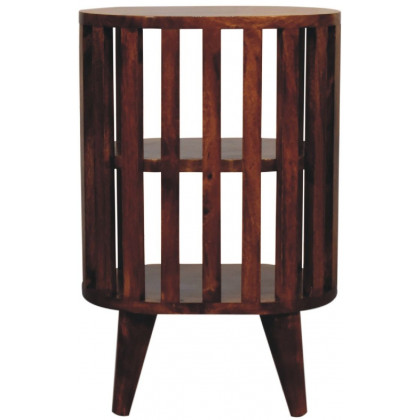 Artisan - Ariella Double Shelf Chestnut Bedside