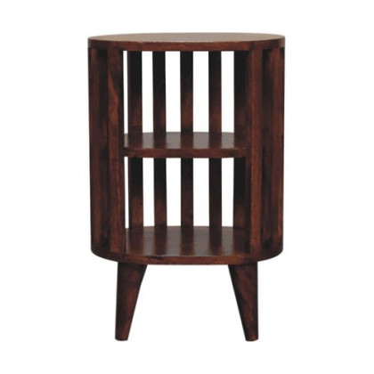 Artisan - Ariella Double Shelf Chestnut Bedside