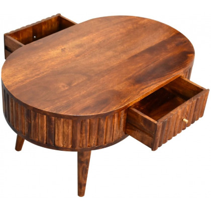 Artisan - Stripe Chestnut Coffee Table