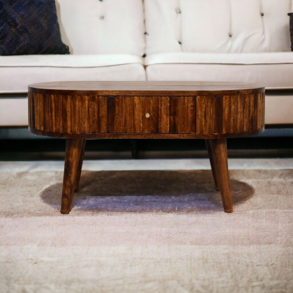 Artisan - Stripe Chestnut Coffee Table