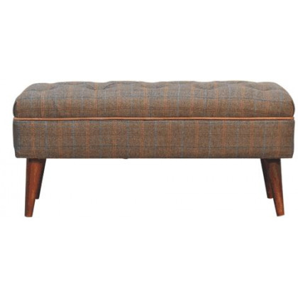 Artisan - Reverse Curve Oak-Ish Media Unit