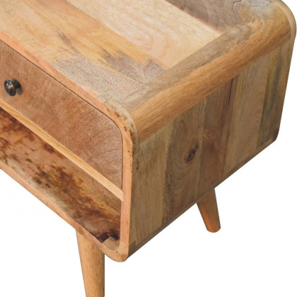 Artisan - Reverse Curve Oak-Ish Media Unit