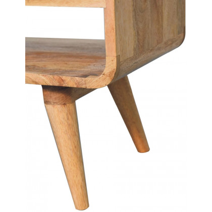 Artisan - Reverse Curve Oak-Ish Media Unit