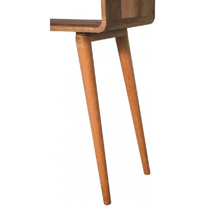 Artisan - Reverse Curve Oak-Ish Media Unit
