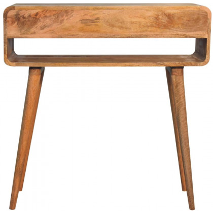 Artisan - Reverse Curve Oak-Ish Media Unit