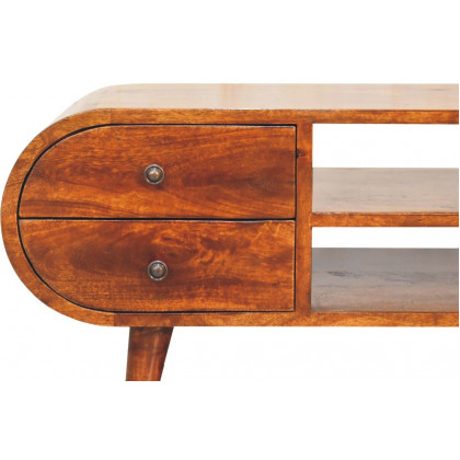 Artisan - Chestnut Circular Media Unit
