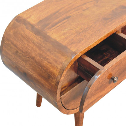 Artisan - Chestnut Circular Media Unit