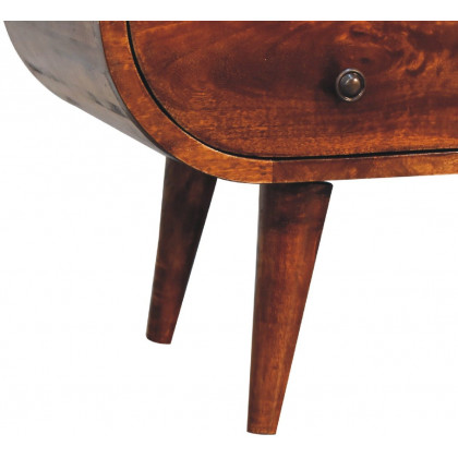 Artisan - Chestnut Circular Media Unit